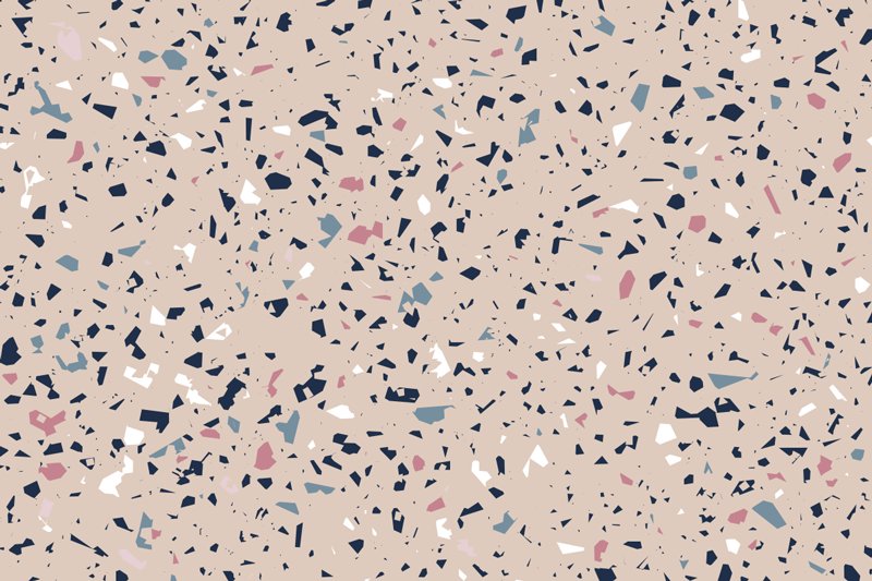 Керамогранит терраццо розовый