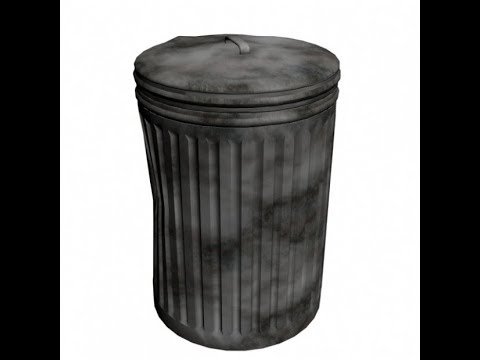 Круглые мусорные баки