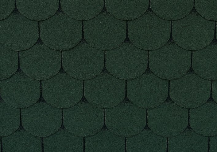 ROOFSHIELD гибкая черепица зеленая