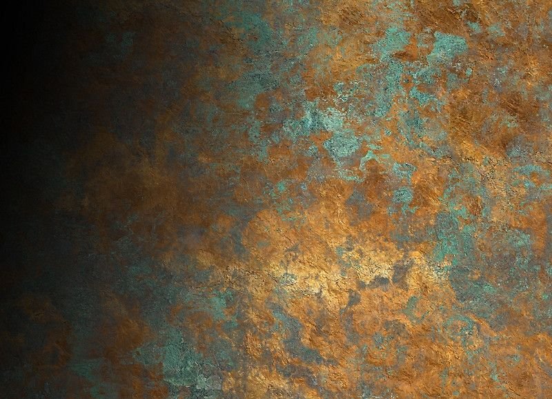 Металл патинированная медь