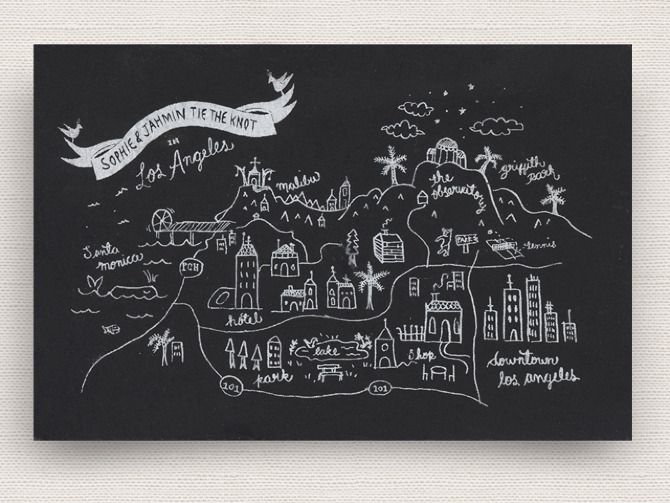 Рисунки на грифельной доске