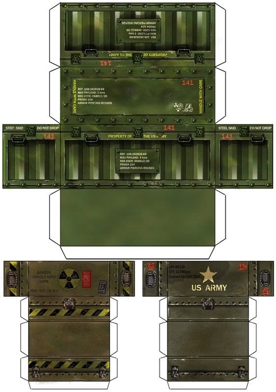 Патроны из сталкера развертка