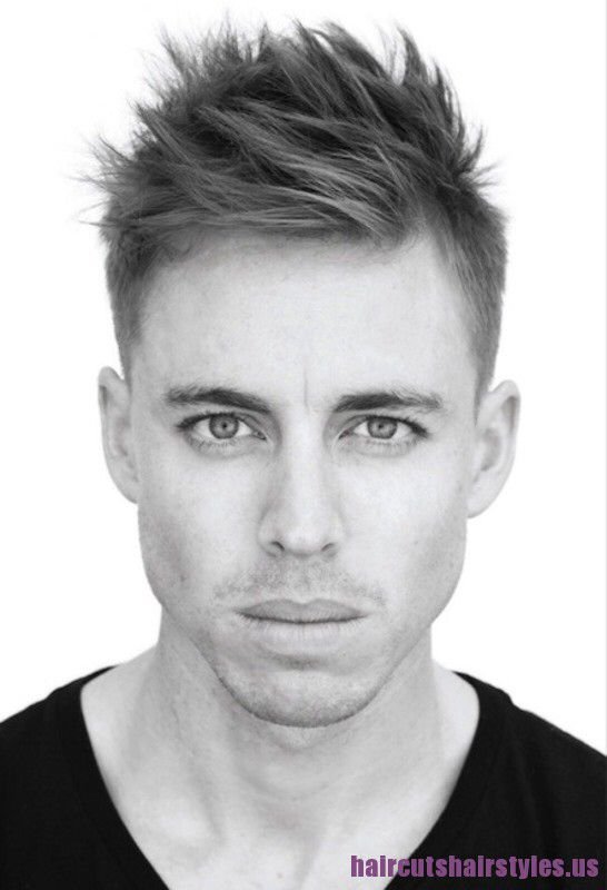 Мужские прически с рваной челкой