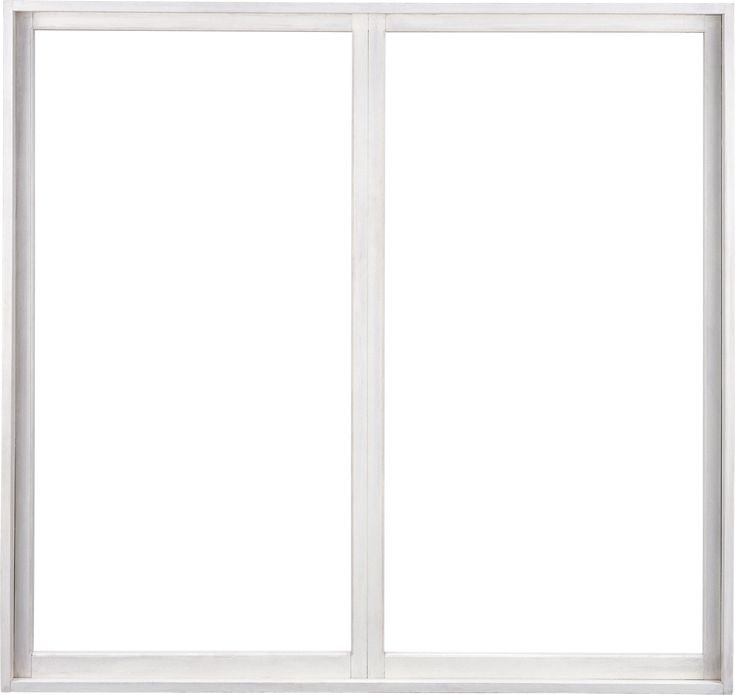 Пластиковое окно на прозрачном фоне