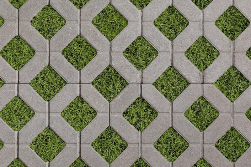 Экопарковка газонная решетка