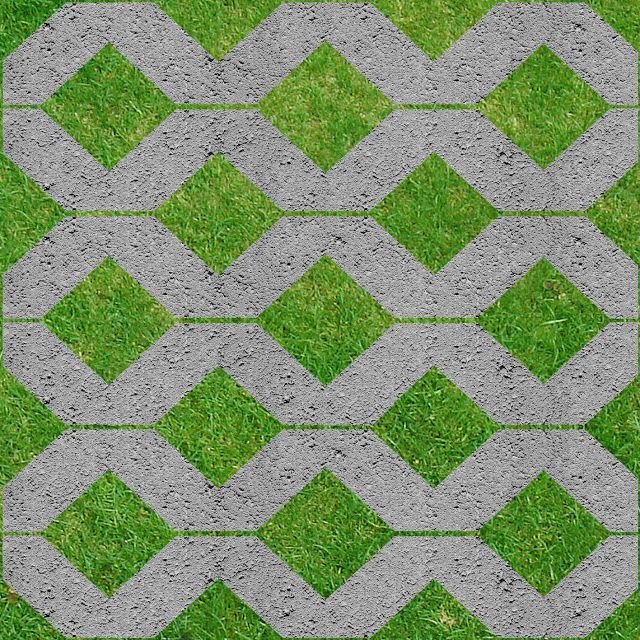 Экопарковка газонная решетка