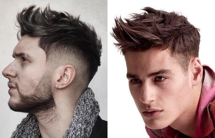 Рваная прическа мужская