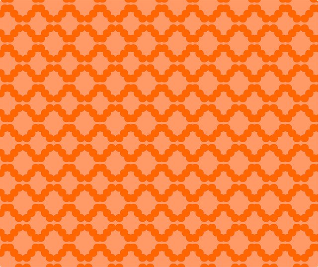 Оранжевый паттерн