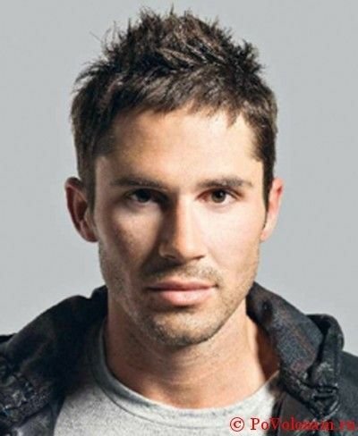 Короткие стрижки для овального лица мужские