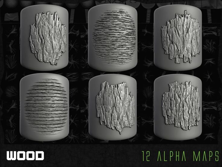 Альфа дерево для Zbrush