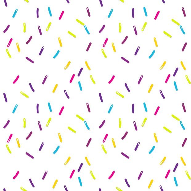 Конфетти на белом фоне