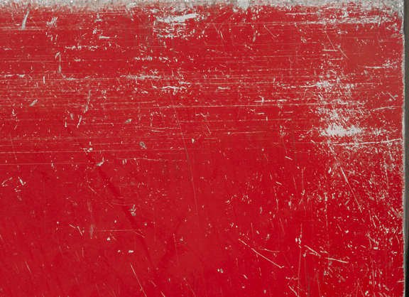 Текстура красного металла с потертостями