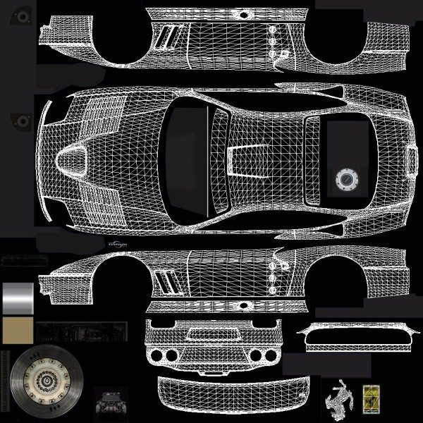 UV развертка MLRS