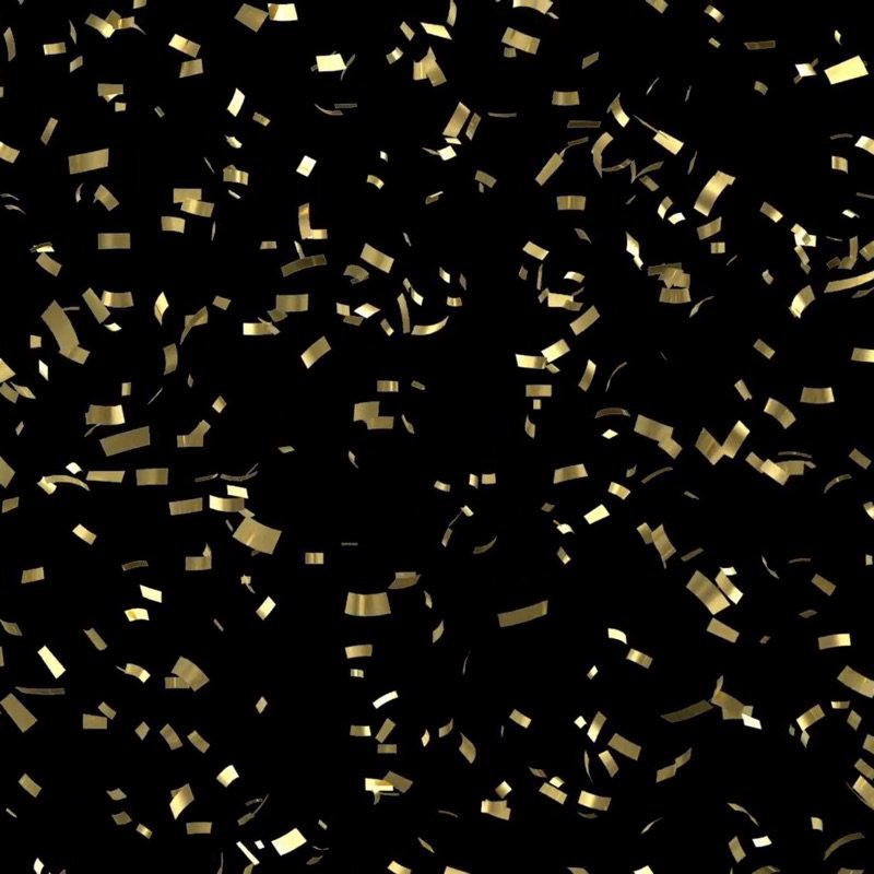 Конфетти на темном фоне