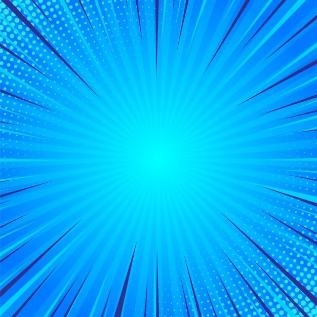 Голубой фон с лучами