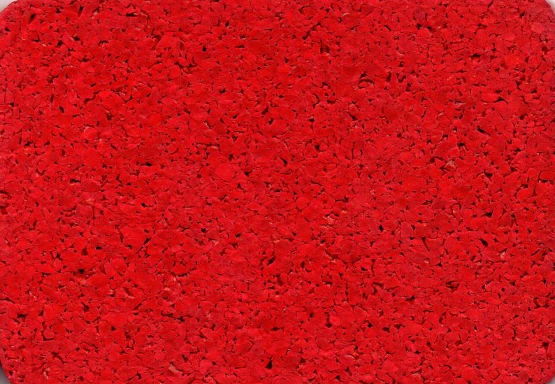 Красное резиновое покрытие