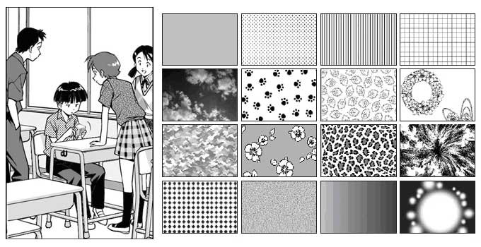 Текстуры для манги