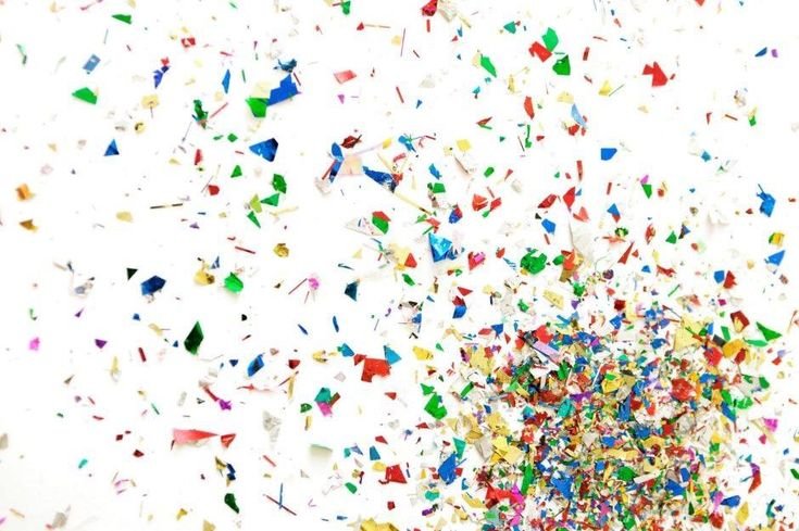 Цветное конфетти
