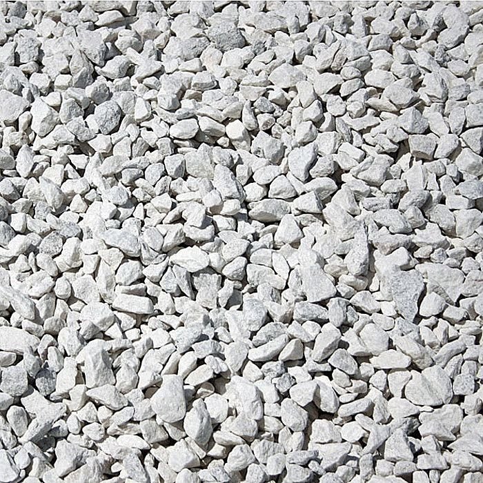 Гравий мелкий белый