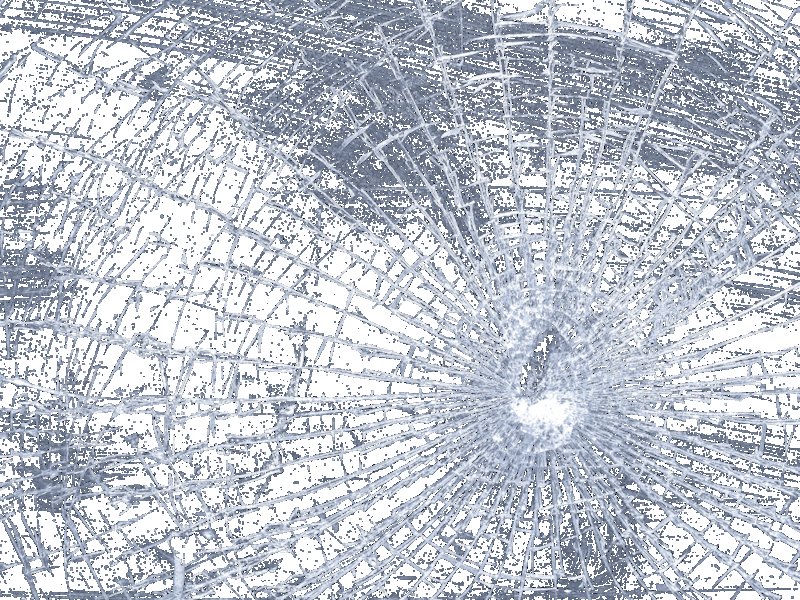 Эффект трещины стекла