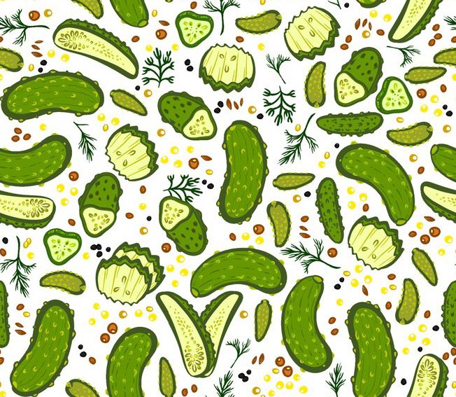 Огурчик орнамент