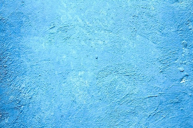 Голубая бетонная стена