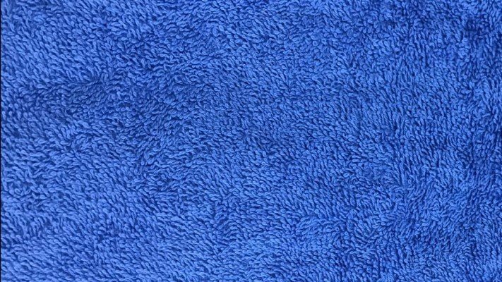 Ткань махровая синяя