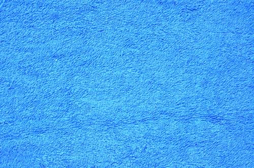 Голубая махровая ткань