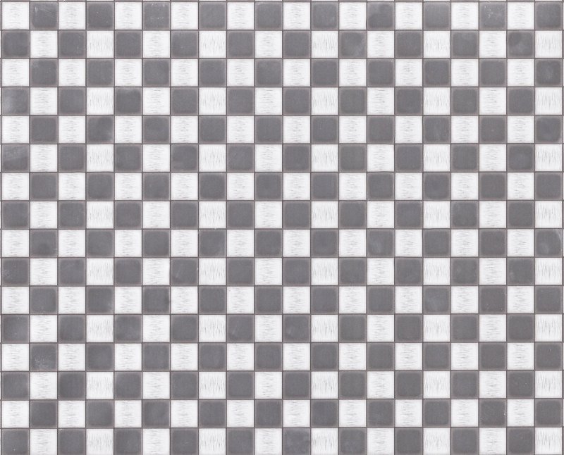 Обои клетка черно белая