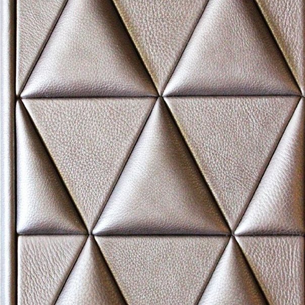 Мягкие стеновые панели треугольники