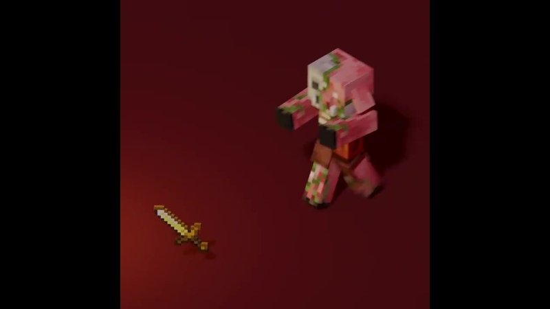 Зомби Пиглин из МАЙНКРАФТА