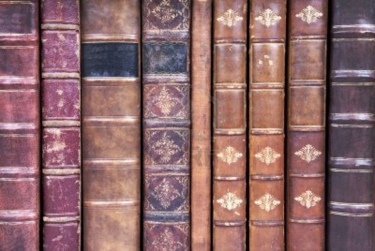 Корешки старинных книг