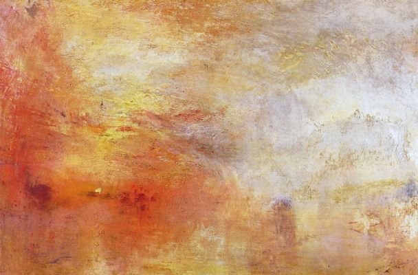 Уильям тёрнер Восход с морскими чудовищами