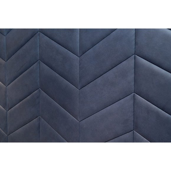 Мягкая стеновая панель елочкой