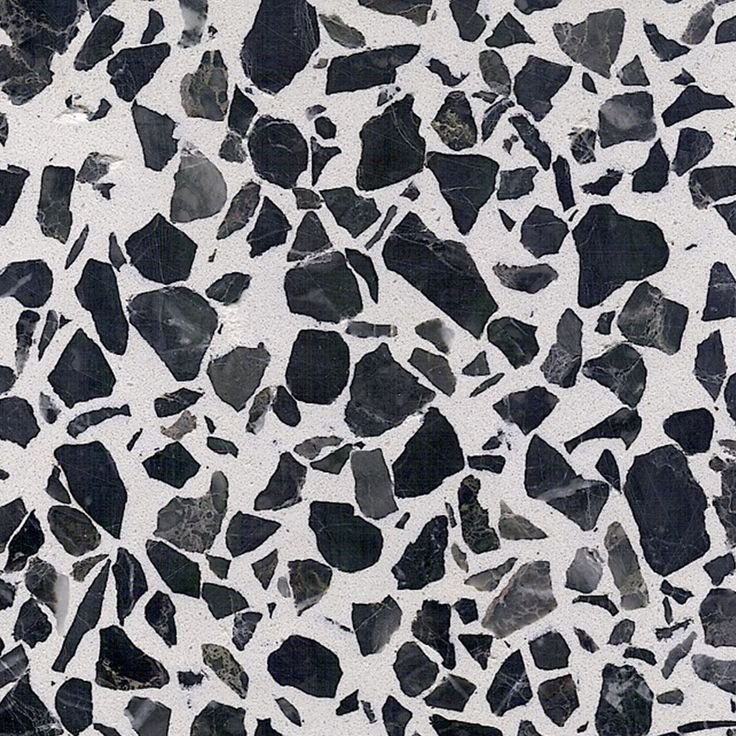 Terrazzo Black White плитка