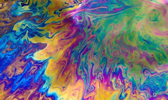 Цветные разводы