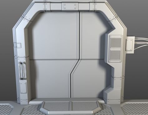 Футуристические двери