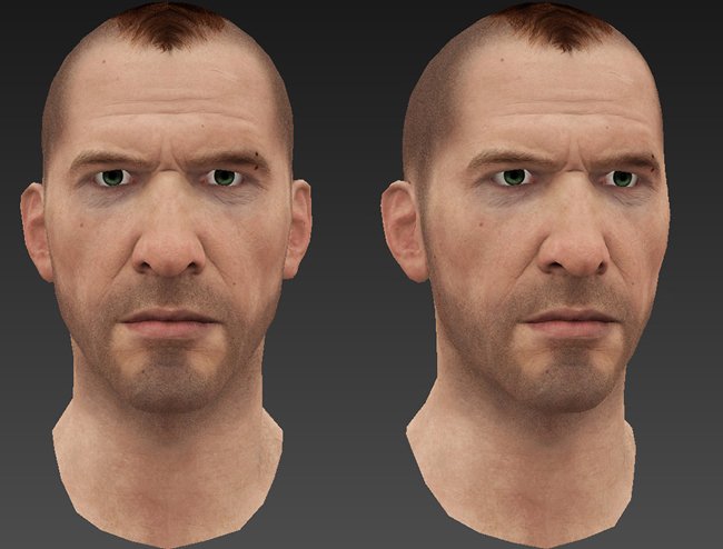 Лицо для текстурирования