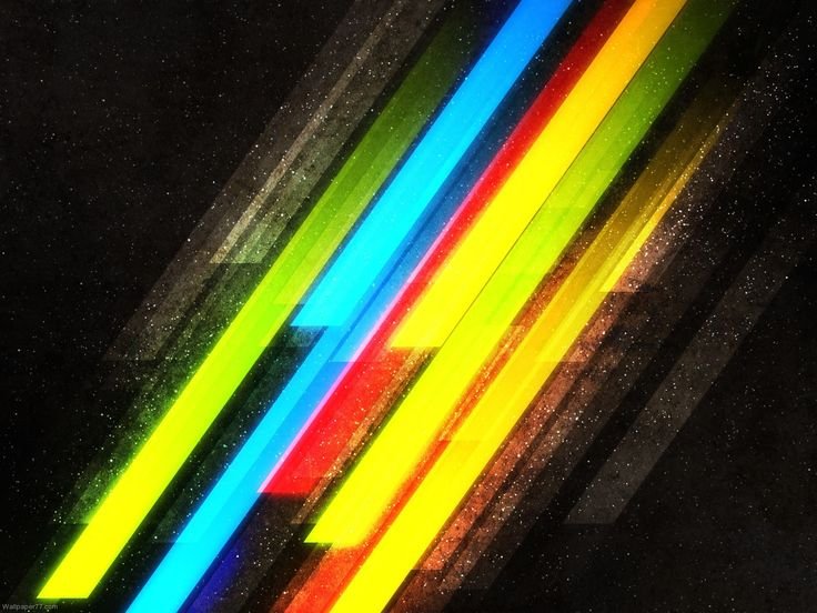 Разноцветные линии