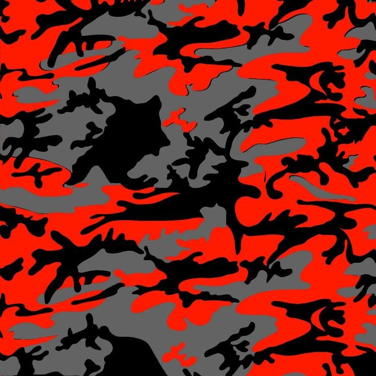Red Digital Camo камуфляж