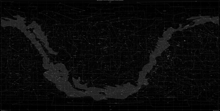 Карта звездного неба