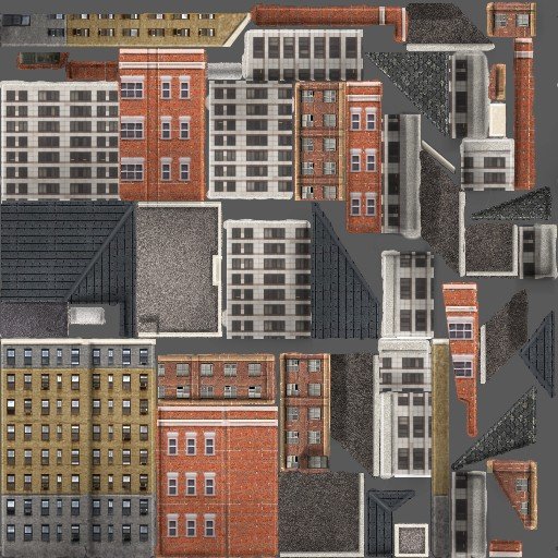 Текстура домов 2д