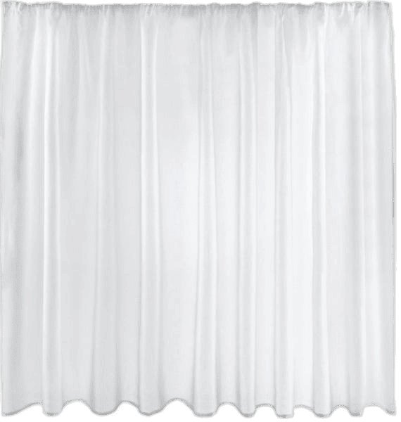 Тюль белый прозрачный