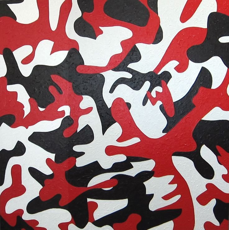 Red Digital Camo камуфляж