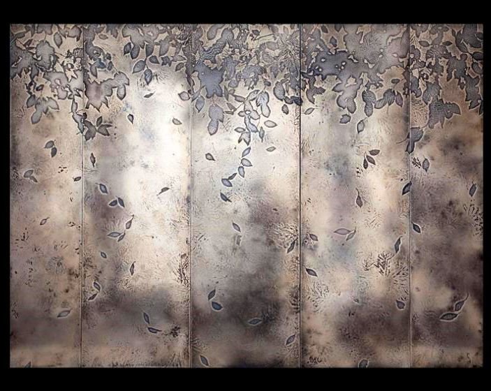 Состаренное зеркало фактура