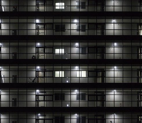 Окна небоскреба