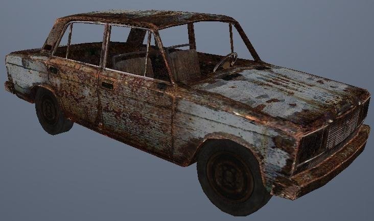 ВАЗ 2107 ржавая