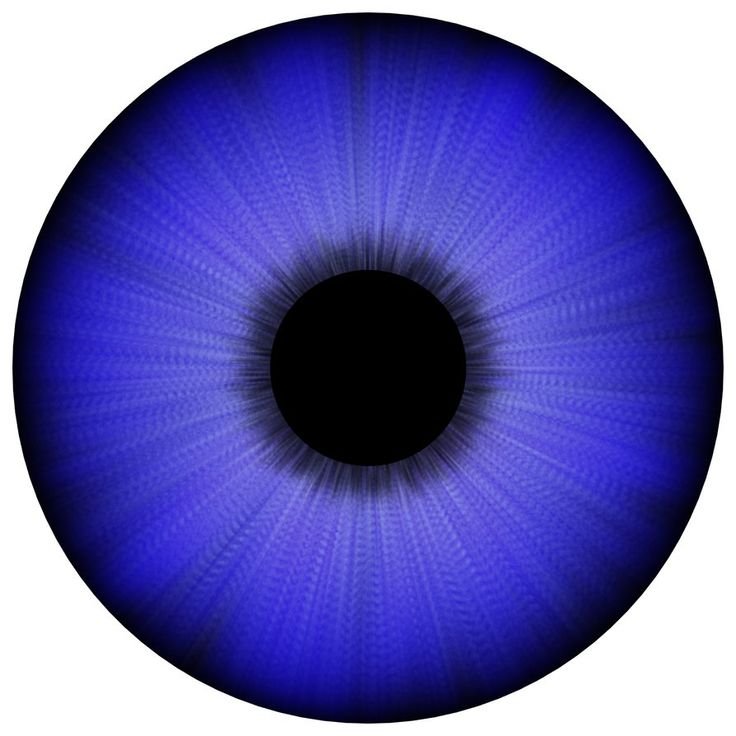 Фиолетовая радужка глаза