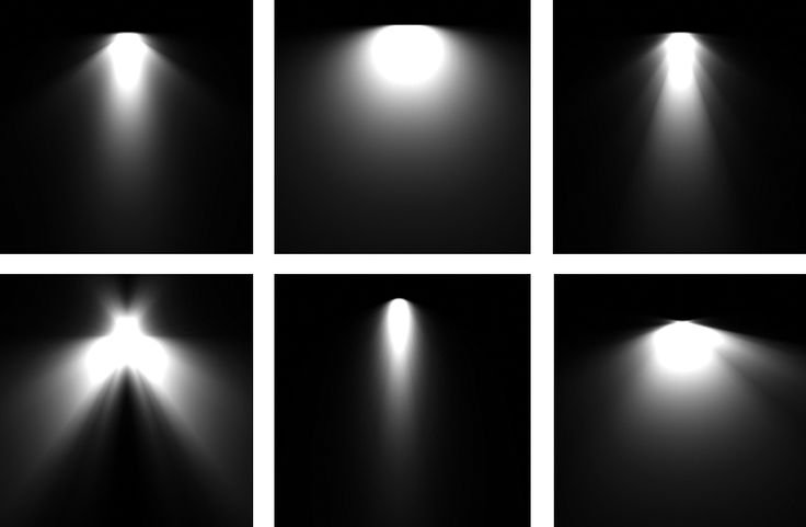 Блик от лампы