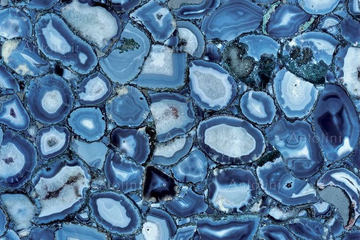 Синий агат Оникс слэб